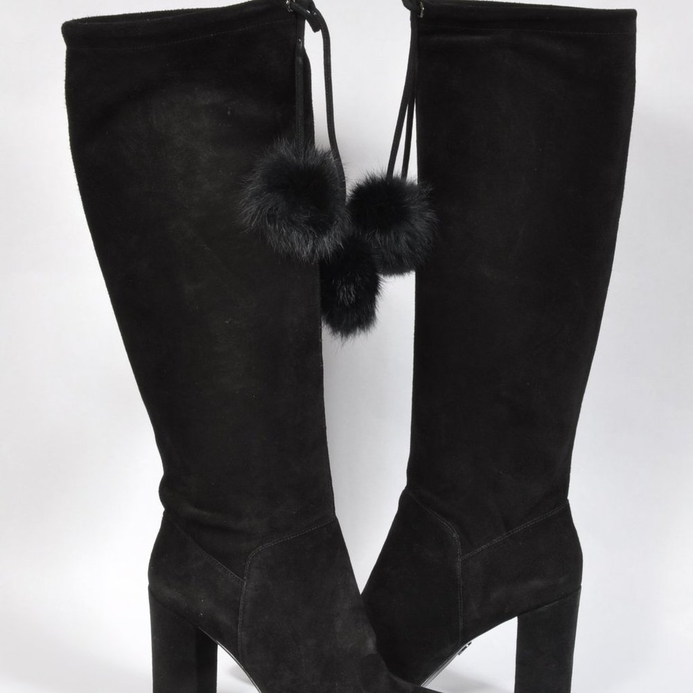 Michael Kors New Women "REMI"  Black Knee Hi Boot